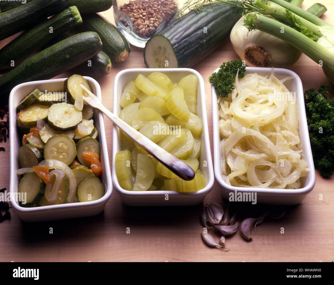 French Cooking By Eileen Reece.. . Fenouil A La Grecque.. Pickled