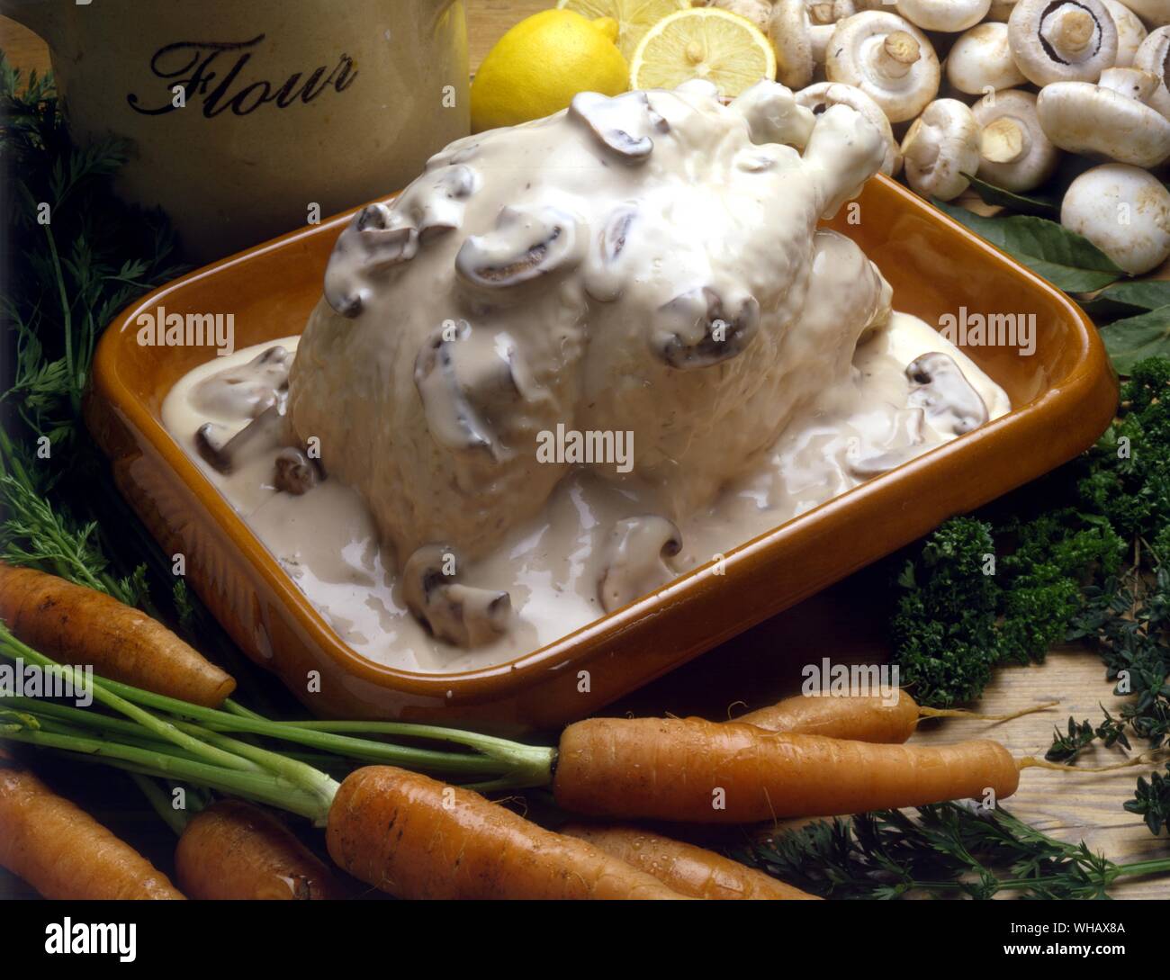 Chicken in a blanket Stock Photo Alamy