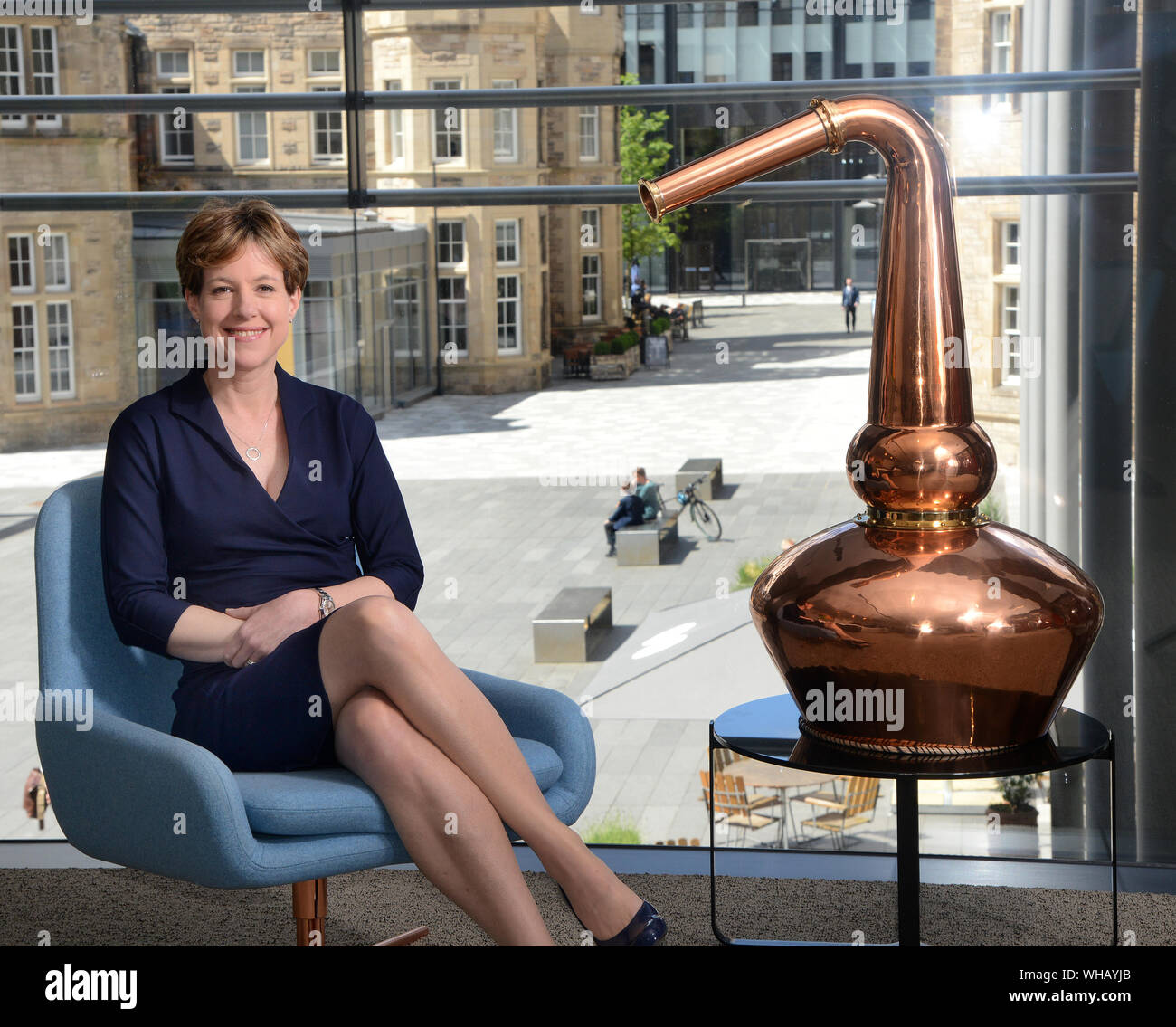Karen Betts the CEO of the Scottish Whisky Association based in Edinburgh, Scotland, UK Stock Photo