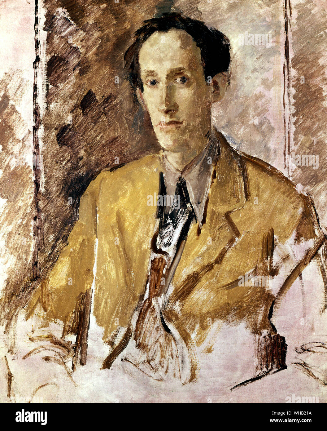 Lord David Cecil, c.1943 by Augustus John. Stock Photo