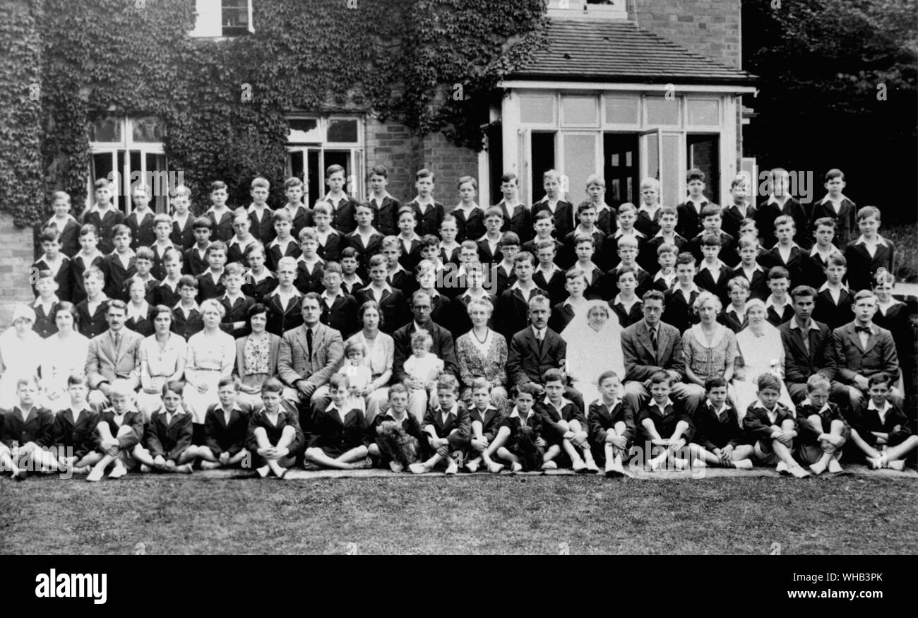 Downs School  Photograph Colwall. 1933 Stock Photo