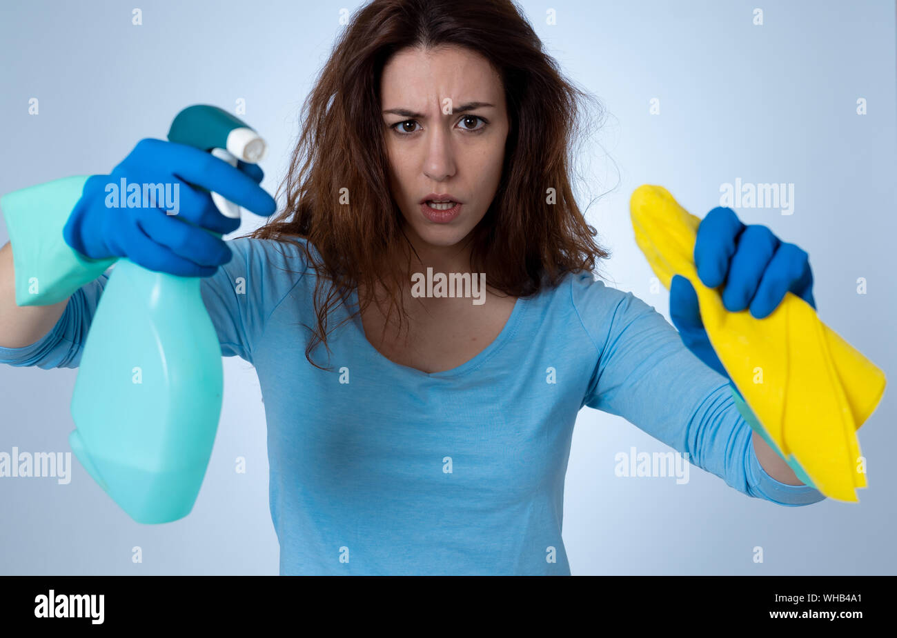 Unhappy housewife hi-res stock photography and images - Alamy