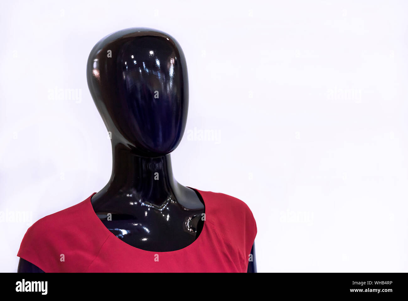 Female mannequin in a clothing store. Trading equipment female