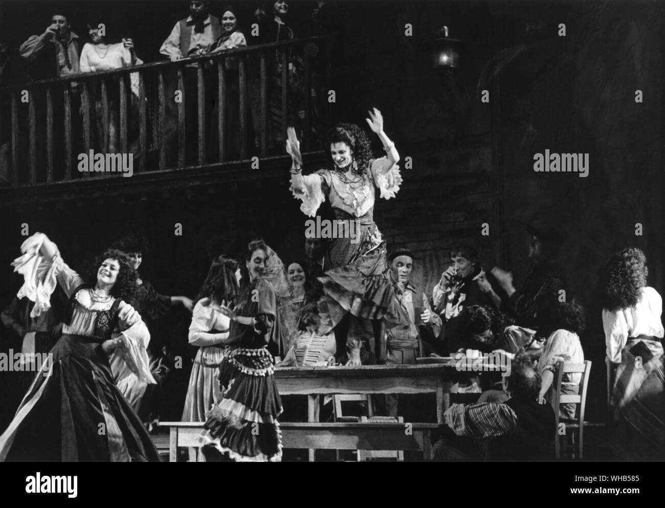 La Boheme (Bohemian Life) Opera by Puccini Covent Garden 1982 Stock Photo