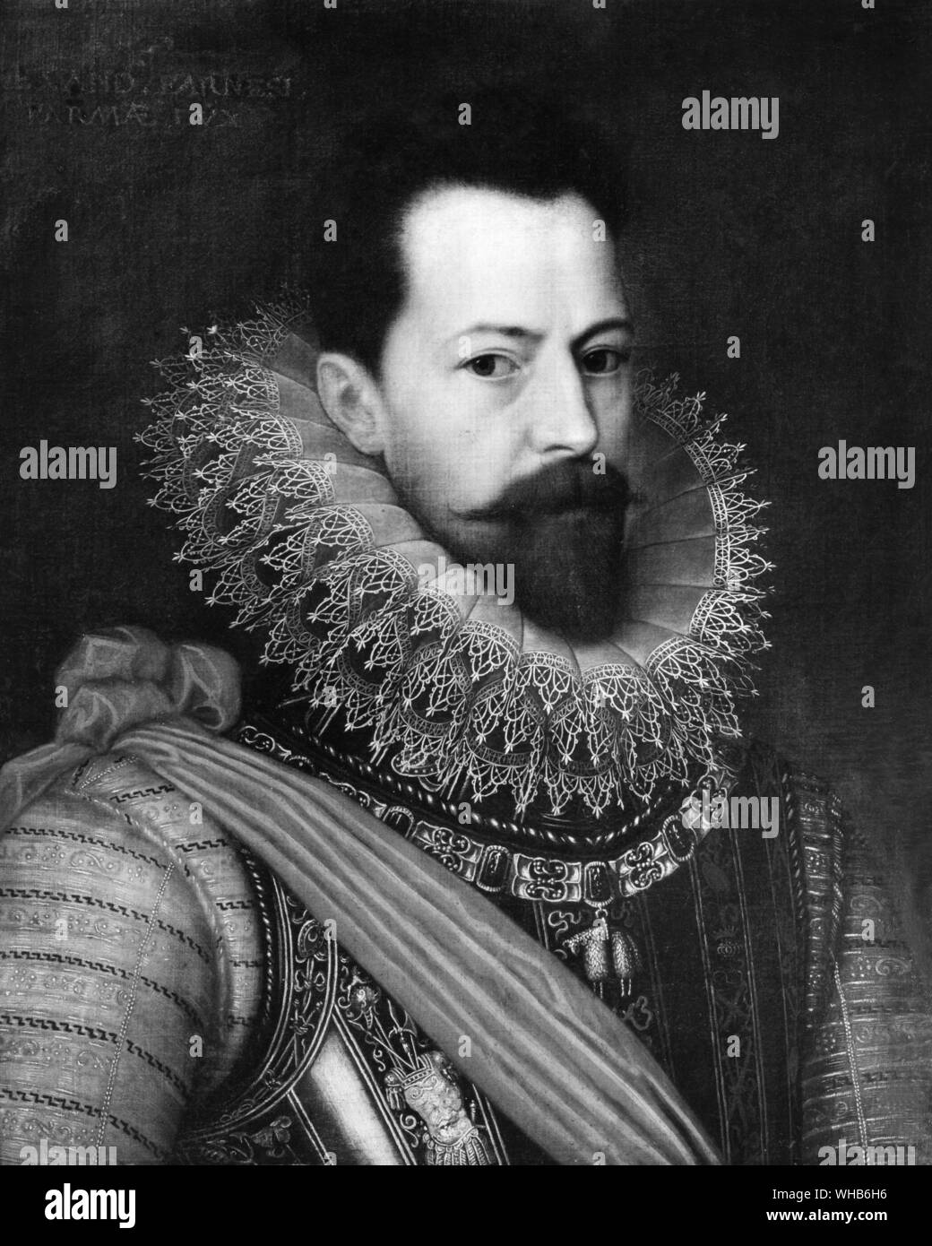 The Spainish general, Alexander Fannese, Duke of Parma Stock Photo