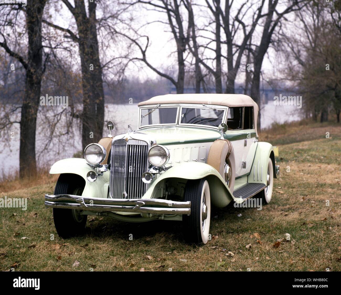 Transport Road 1933. Chrysler Custom Imperial Model CL. Stock Photo