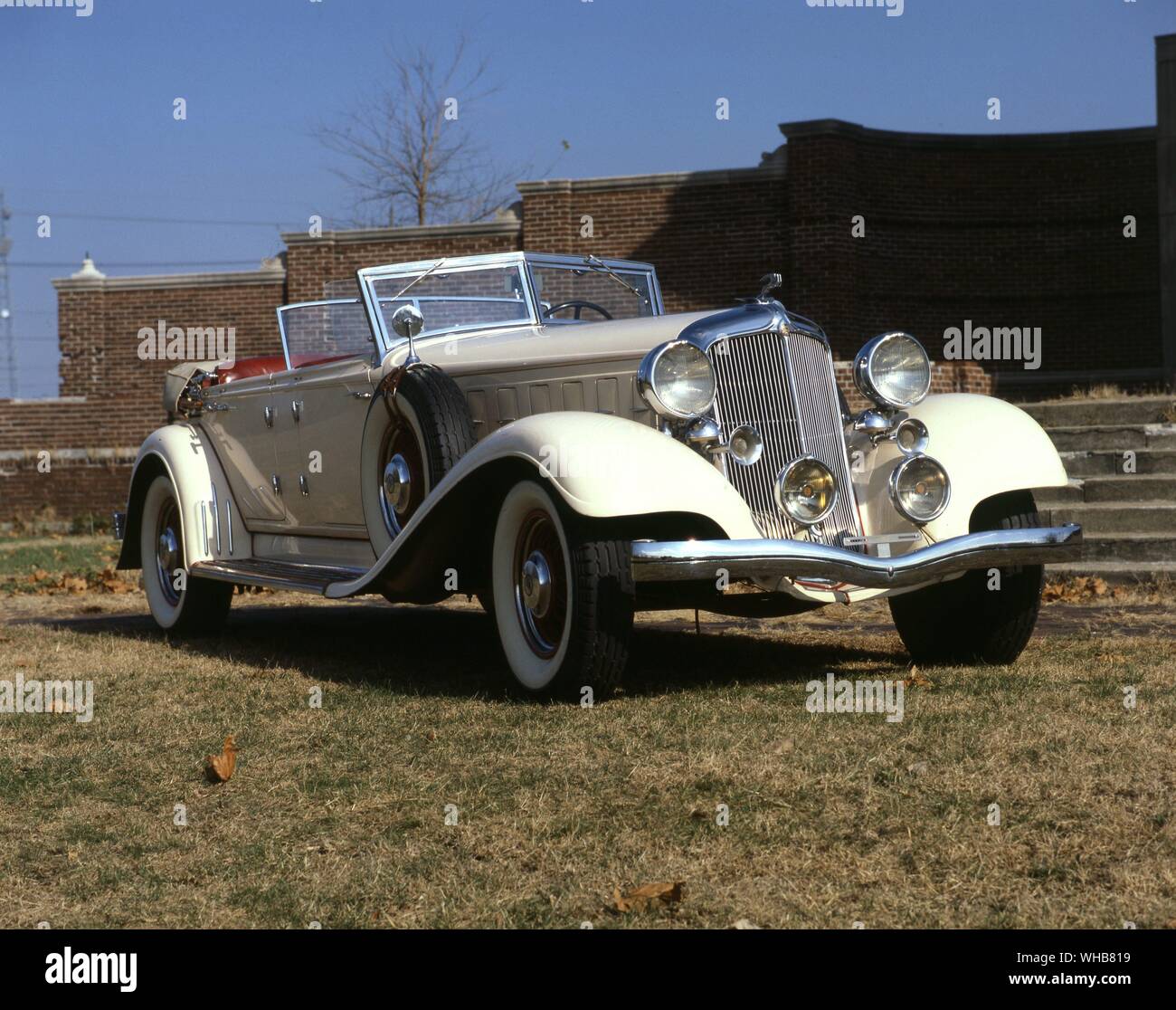 Transport Road 1932. Chrysler Custom Imperial  Model CL. . Stock Photo