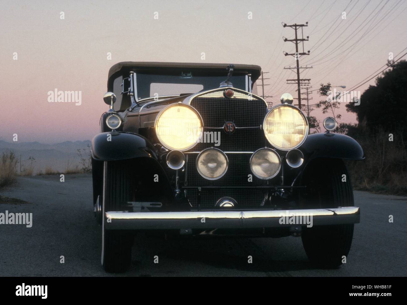 Transport Road 1931. Otis Chandler Cadillac V16 Stock Photo Alamy