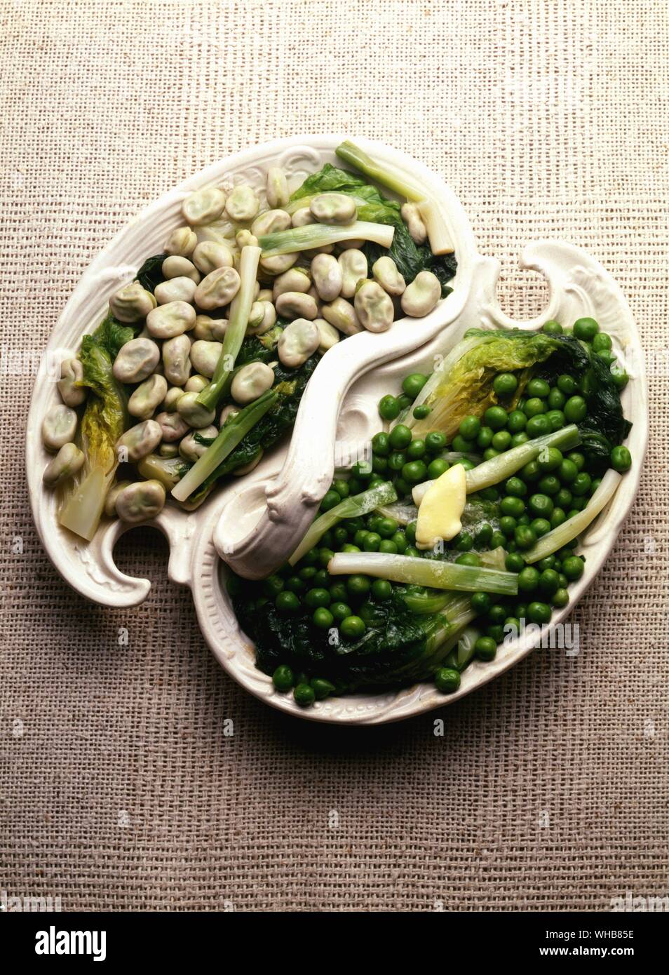 Vegetables beans peas.. Stock Photo