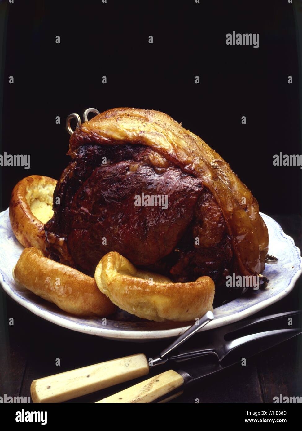 Roast beef. Stock Photo