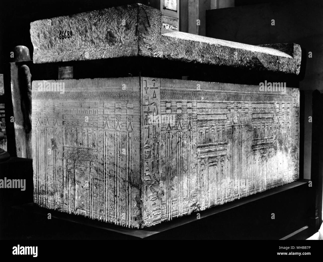 Sarcophagus of 5th Dynasty , Egypt Stock Photo