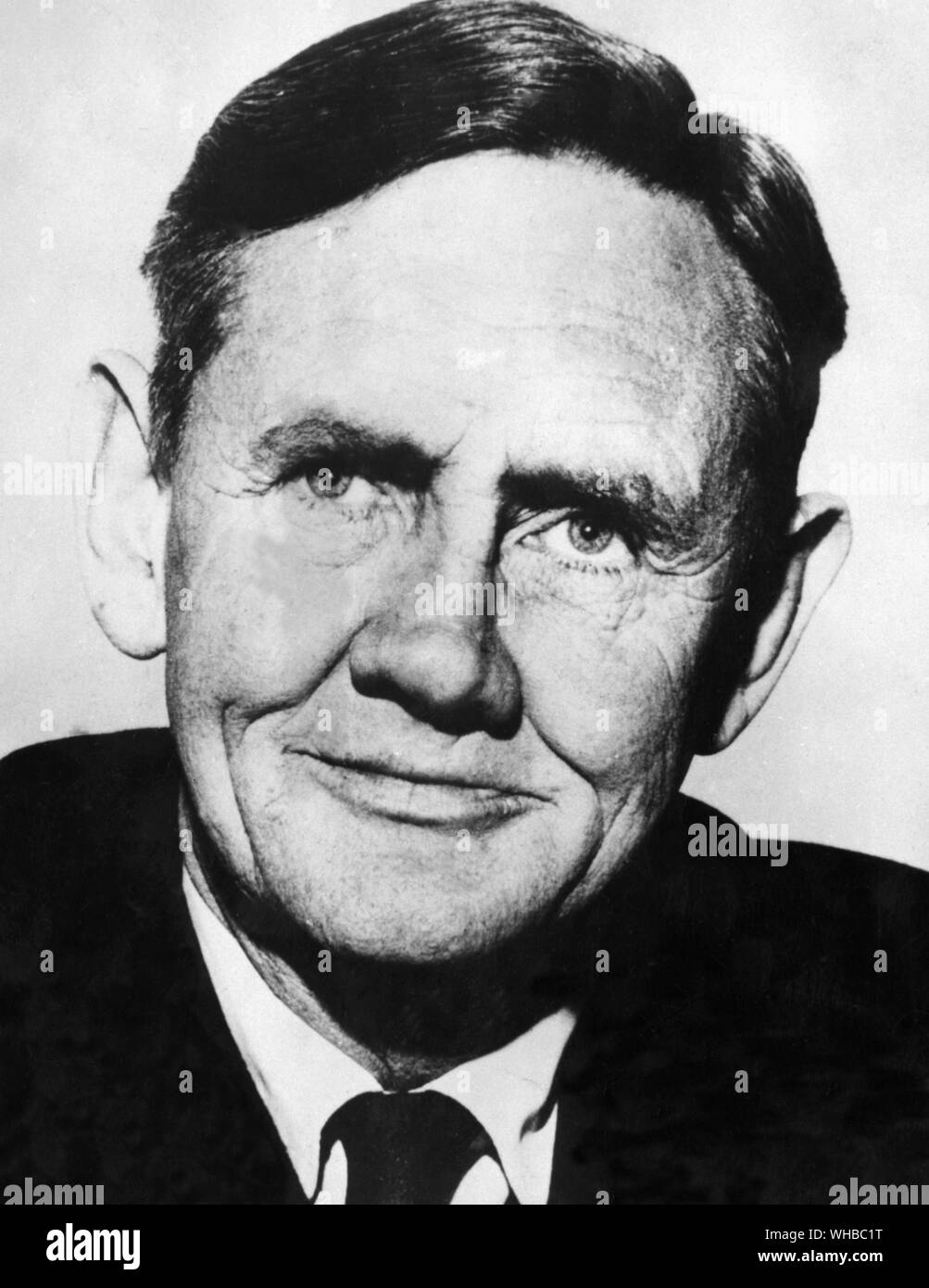 John Grey Gorton - prime minister of Australia - Sir John Grey Gorton GCMG AC CH (9 September 1911 - 19 May 2002), Australian politician, was the 19th Prime Minister of Australia.. Stock Photo