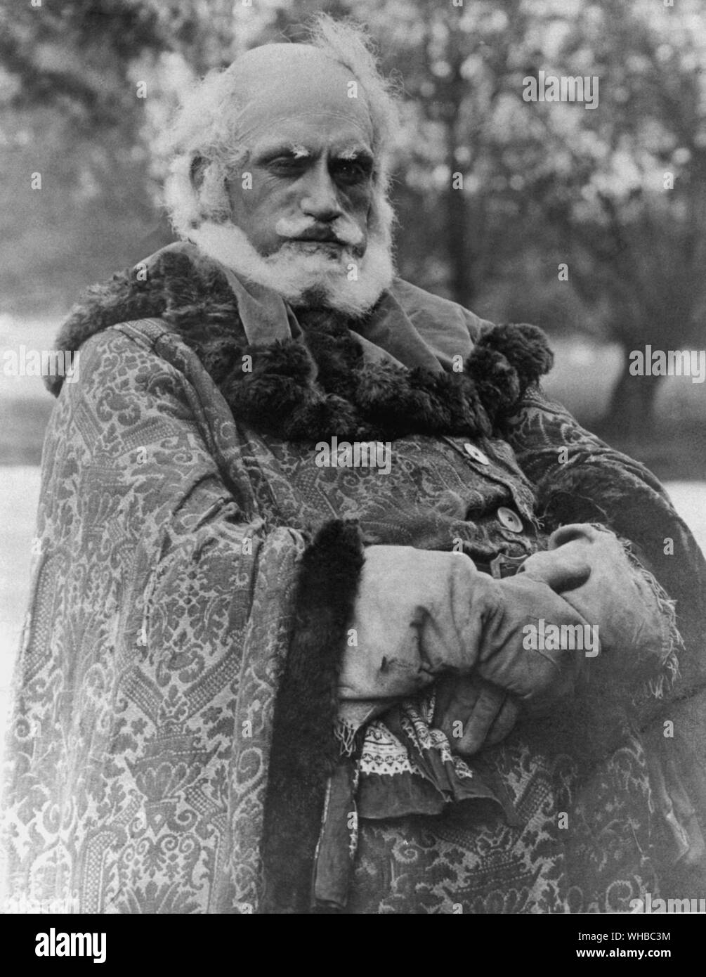 Merry Wives 1921. Baliol Holloway as Falstaff. Royal Shakespeare Theatre Stratford upon Avon Stock Photo