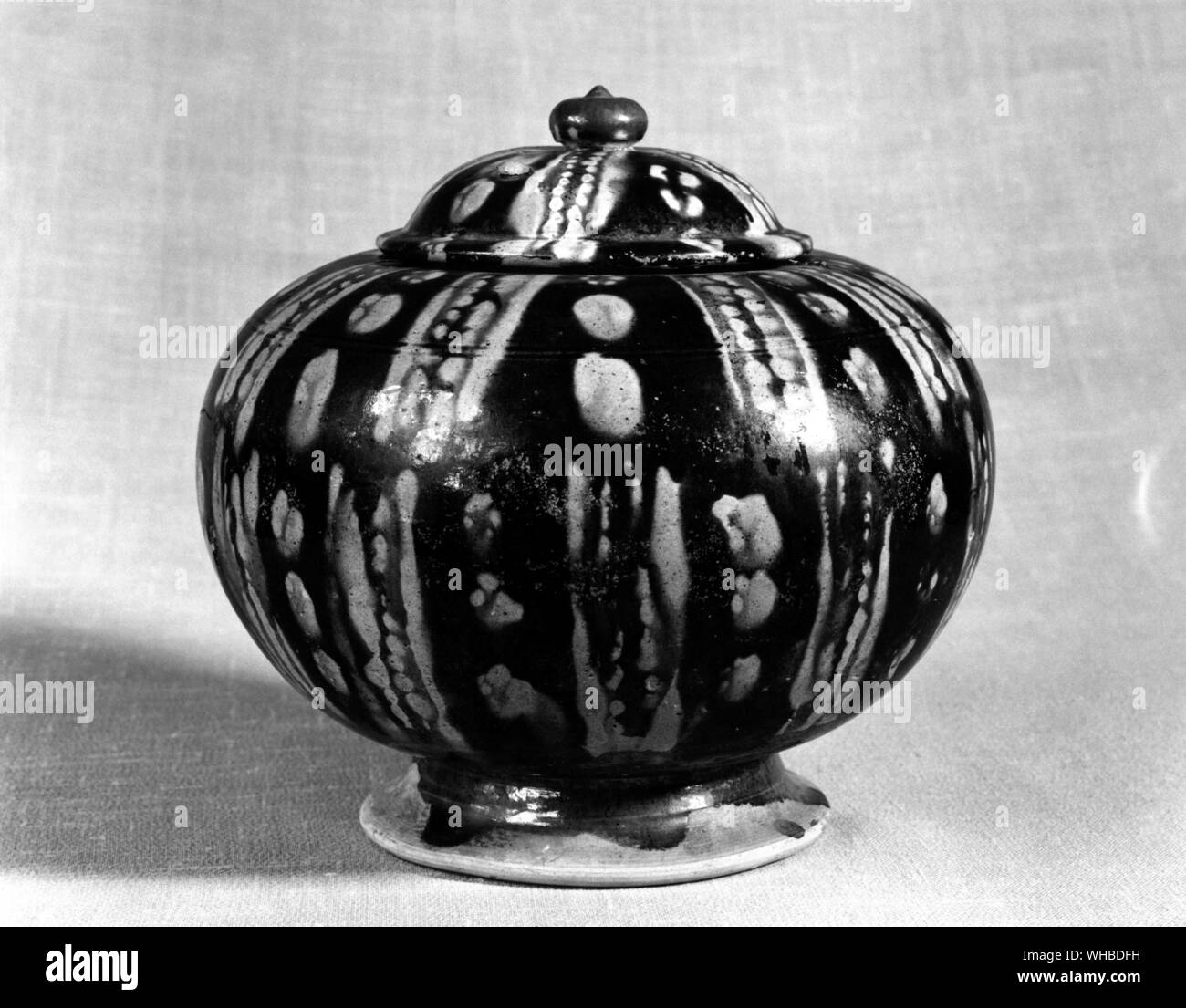 Low fired lead glazed ceramics colour decorations hires stock