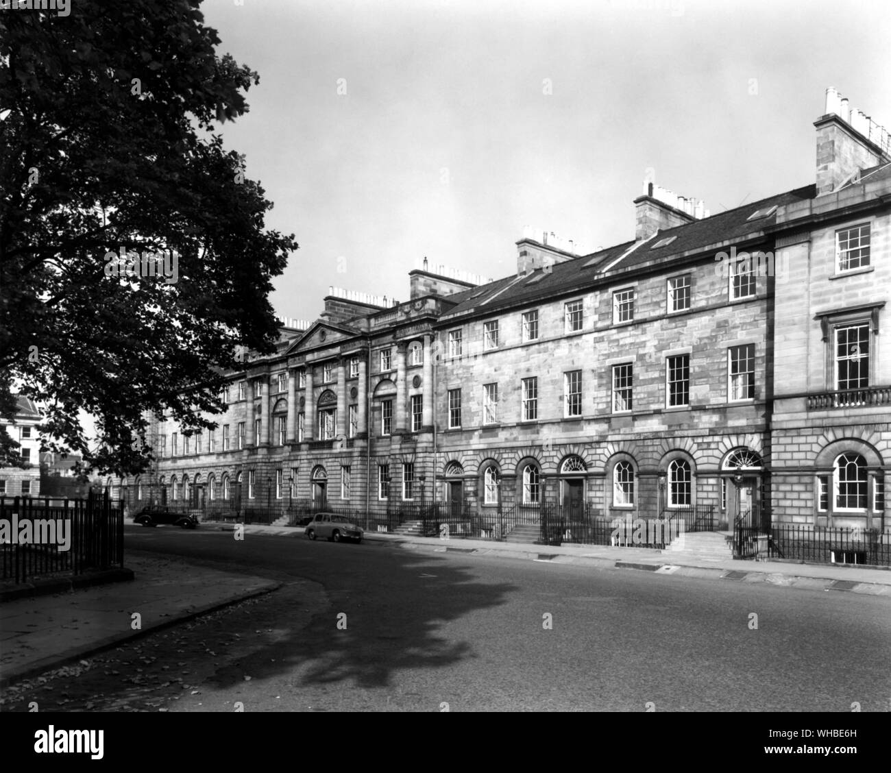 Scotland Edinburgh The north side of Charlotte Square Stock Photo