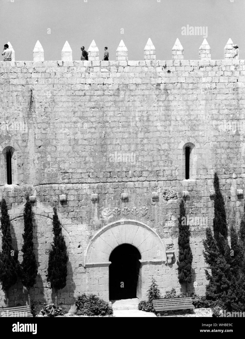 Pensicola Castle , Castellon de la Plana , Aragon , Spain : hide away of the Anti Pope Clement VIII Stock Photo