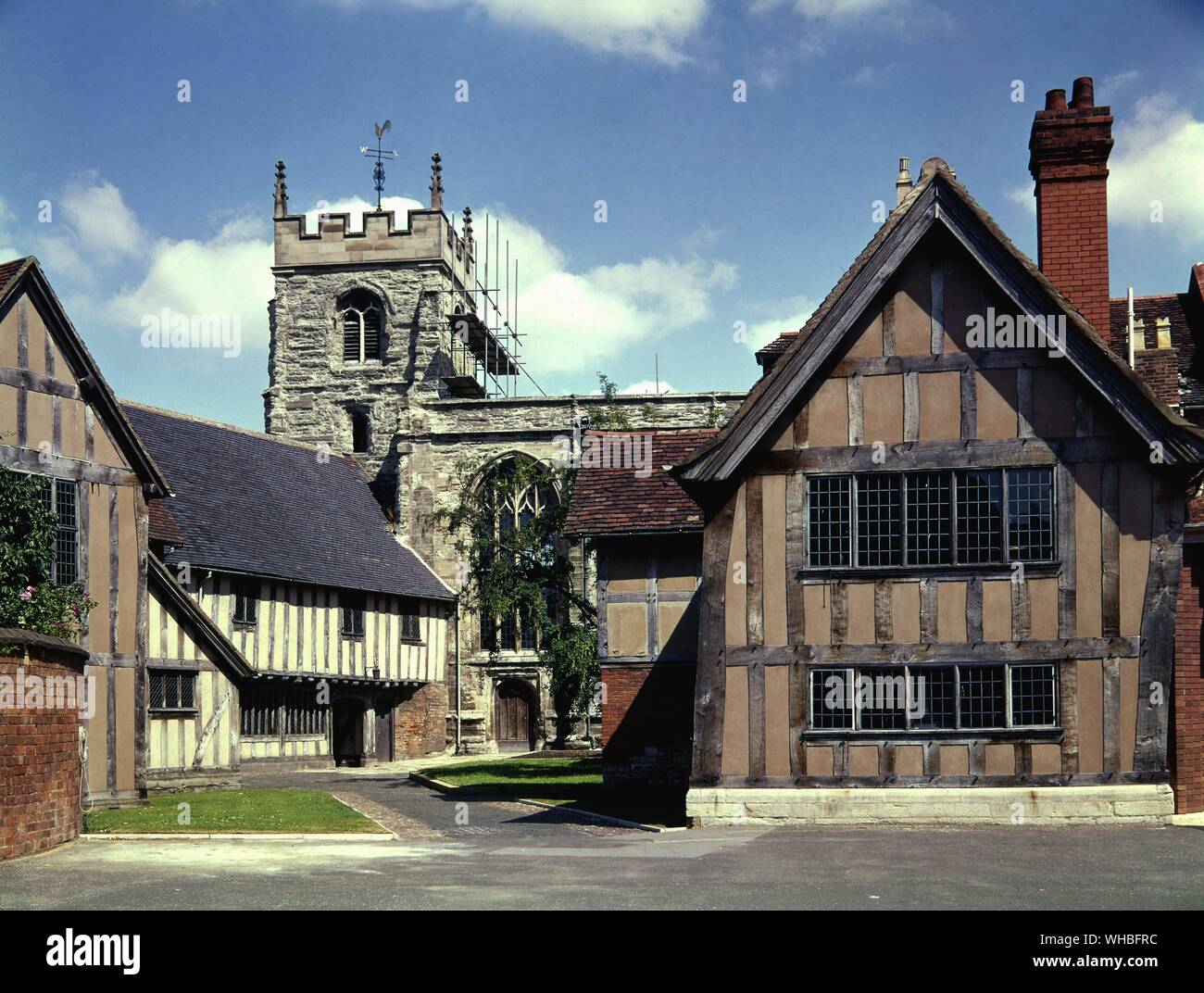 King Edward VI's school at Stratford on Avon. Stock Photo