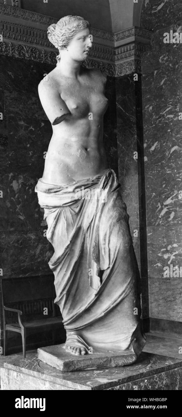 The Venus of Milo late 2nd century A.D. Stock Photo