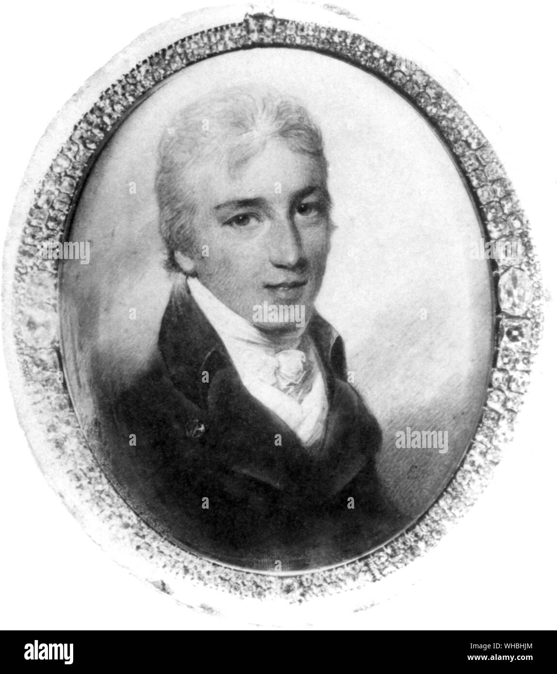 Thomas Langlois Lefroy. . 1776 - 1869. . Stock Photo