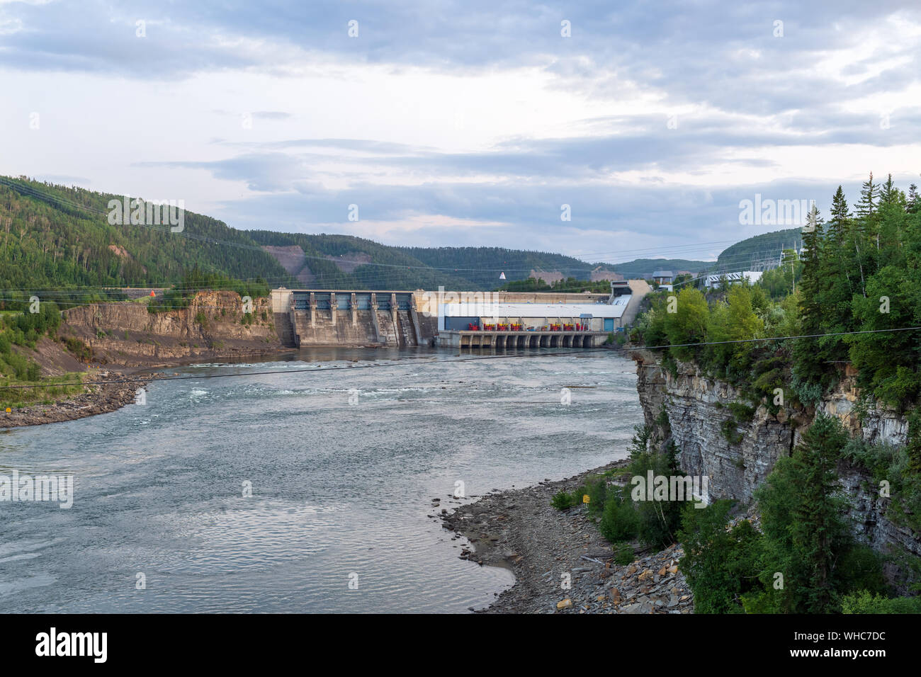 Peace Canyon Generating Station on the Peace River near Hudson's Hope