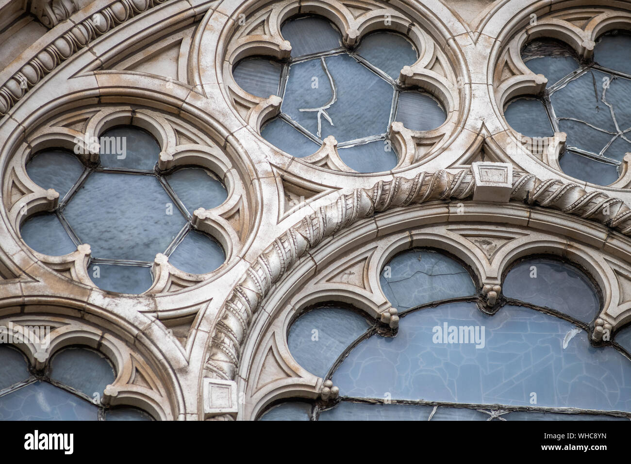 Exterior detail of St. Adalbert's church in Pilsen Stock Photo Alamy