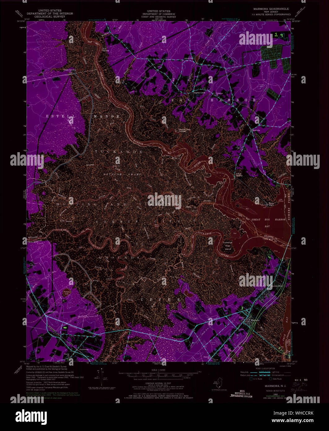 Map of marmora new jersey hires stock photography and images Alamy