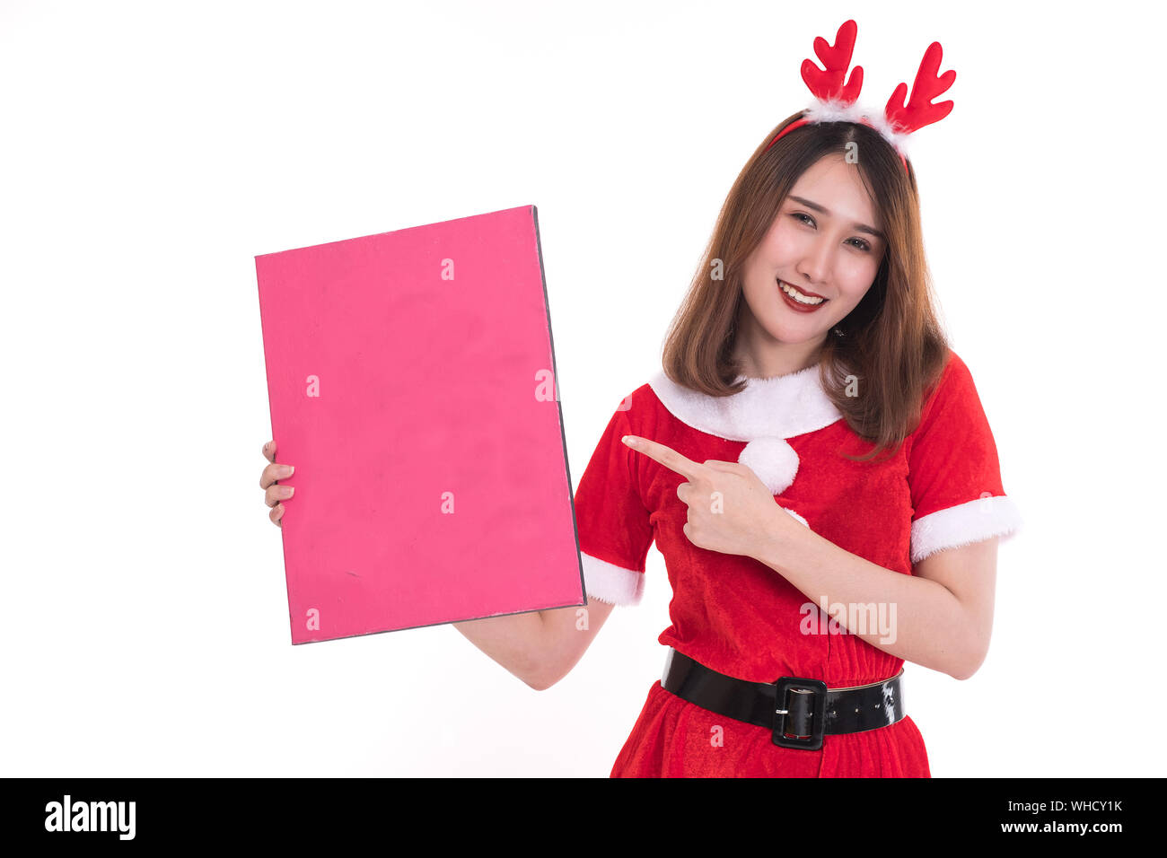 Woman Holding Paper Standing Against White Background Stock Photo Alamy Woman Holding Paper Standing Against White Background Stock Photo Alamy