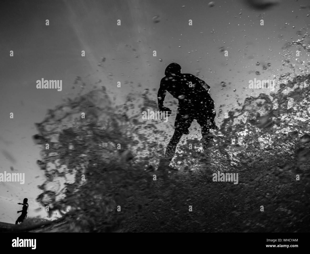 Surfer riding waves hi-res stock photography and images - Alamy