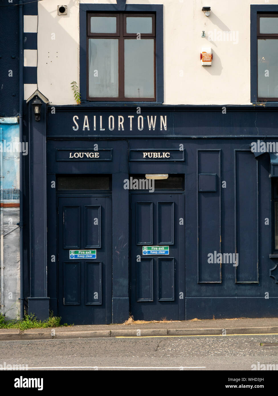The American Bar, Dock Street, Sailortown, Belfast, Northern Ireland, UK Stock Photo