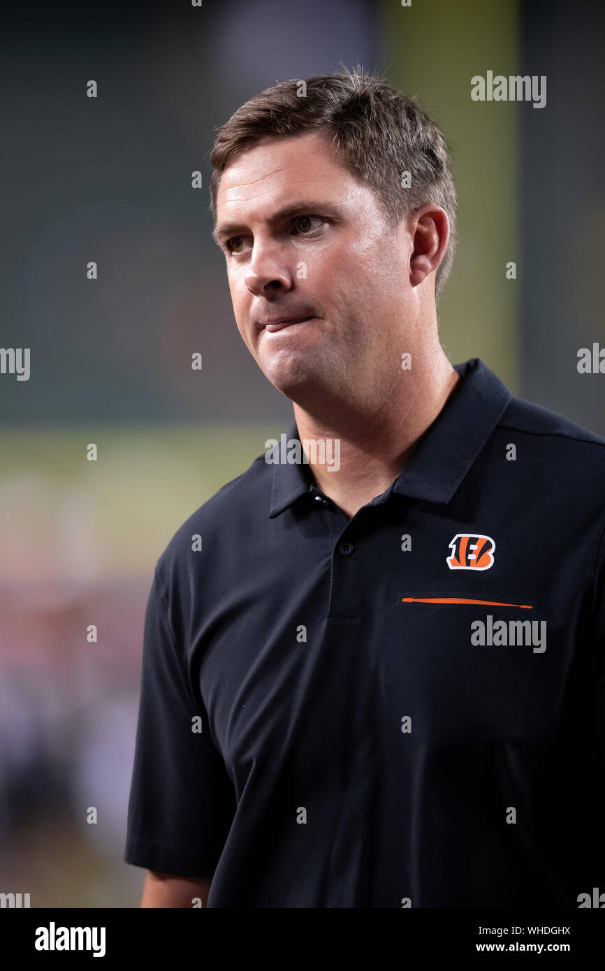 Cincinnati Bengals Head Coach Zac Taylor After An NFL Football ...