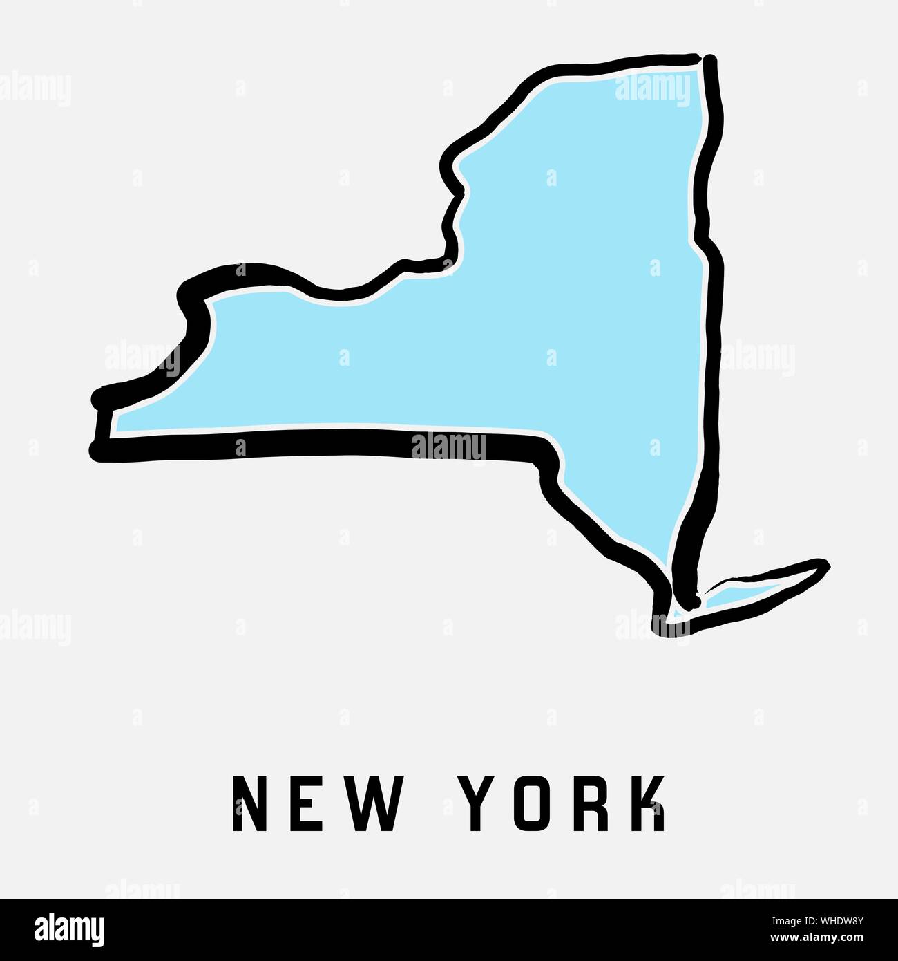 York Map Stock Vector Images Alamy