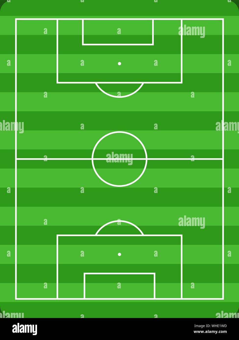 football field diagram with measurements