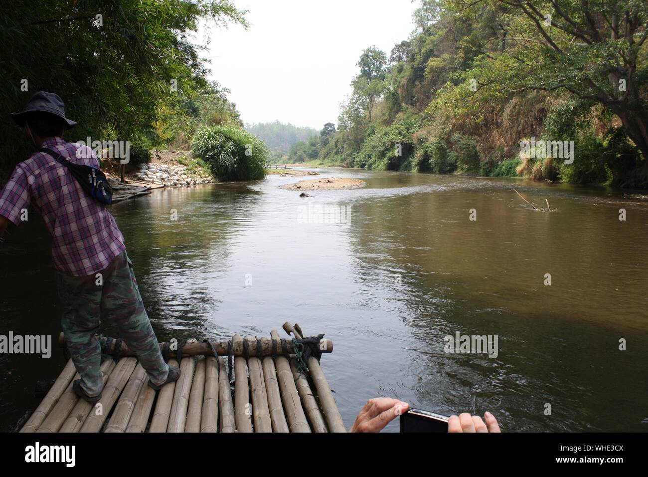 Raft bamboo water transport hi-res stock photography and images - Alamy