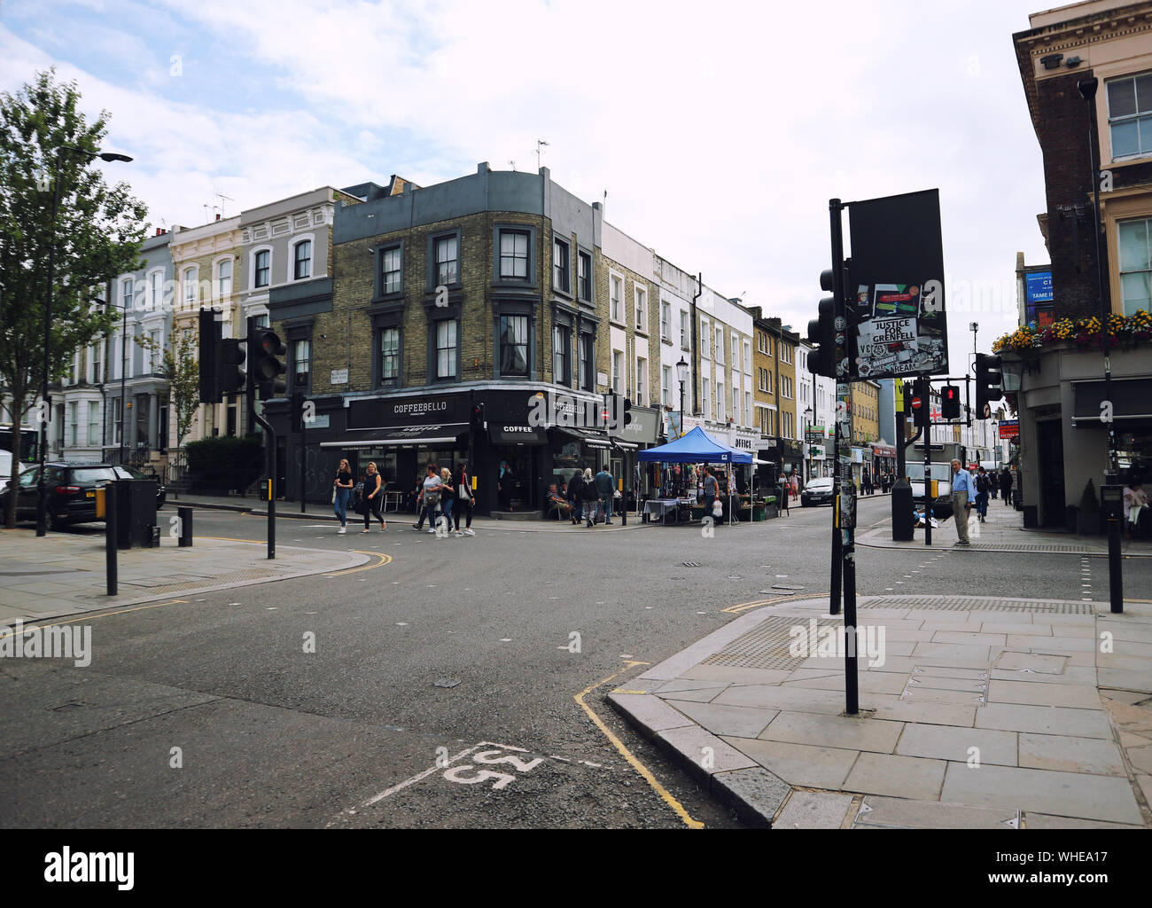 Streets of Notting Hill, London Stock Photo Alamy