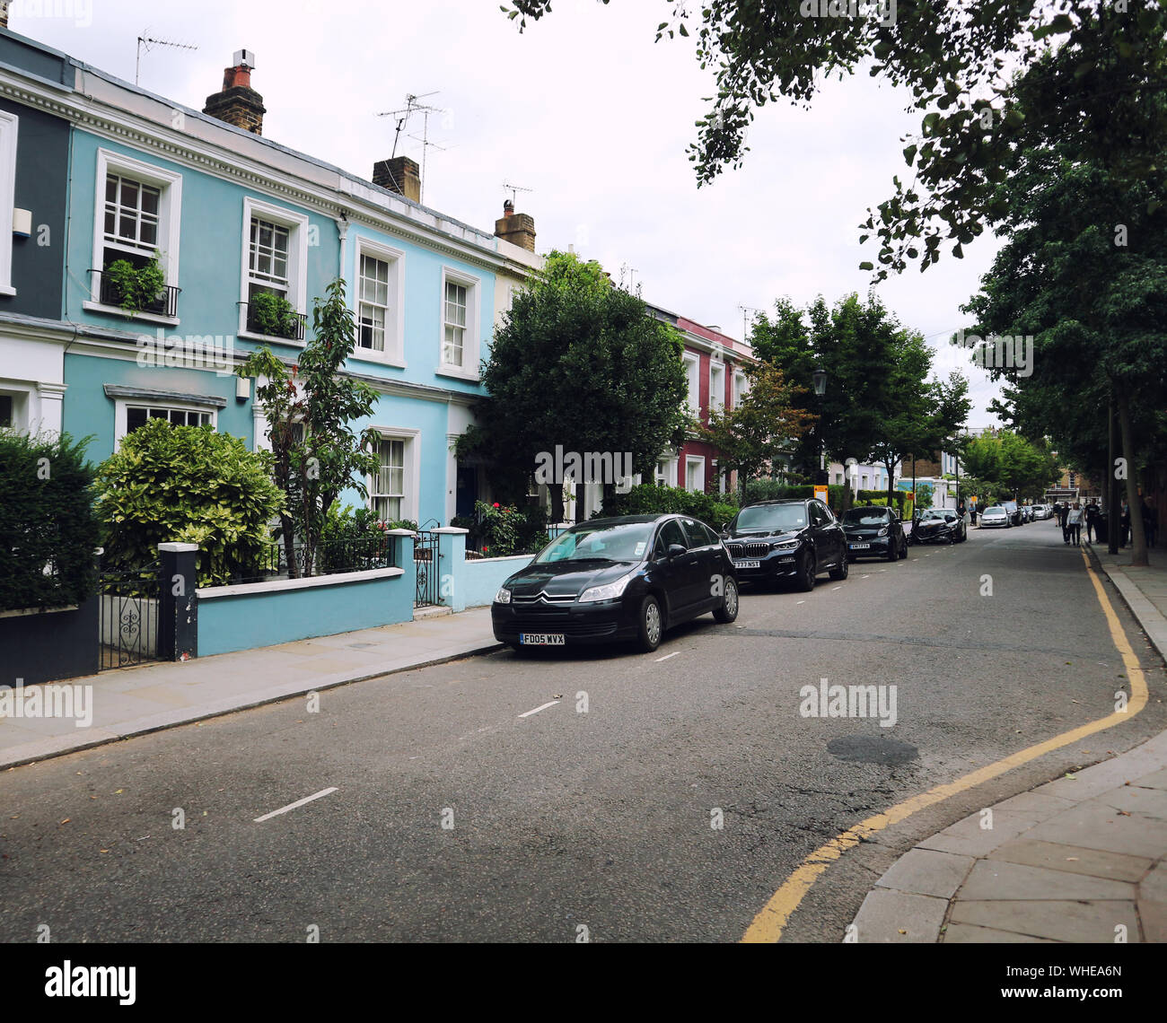 Streets of Notting Hill, London Stock Photo Alamy