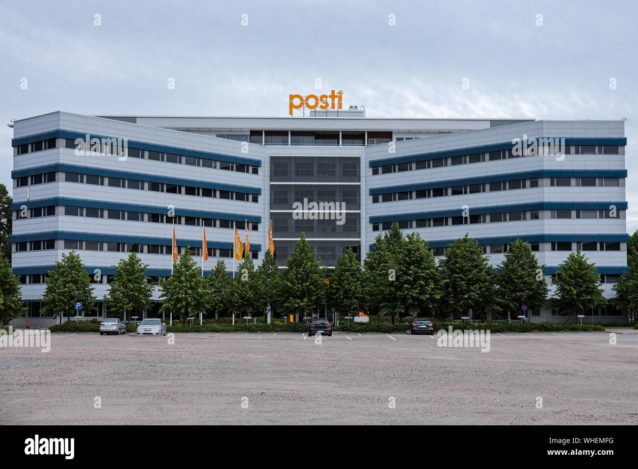 Posti Group headquarters in Helsinki, Finland Stock Photo