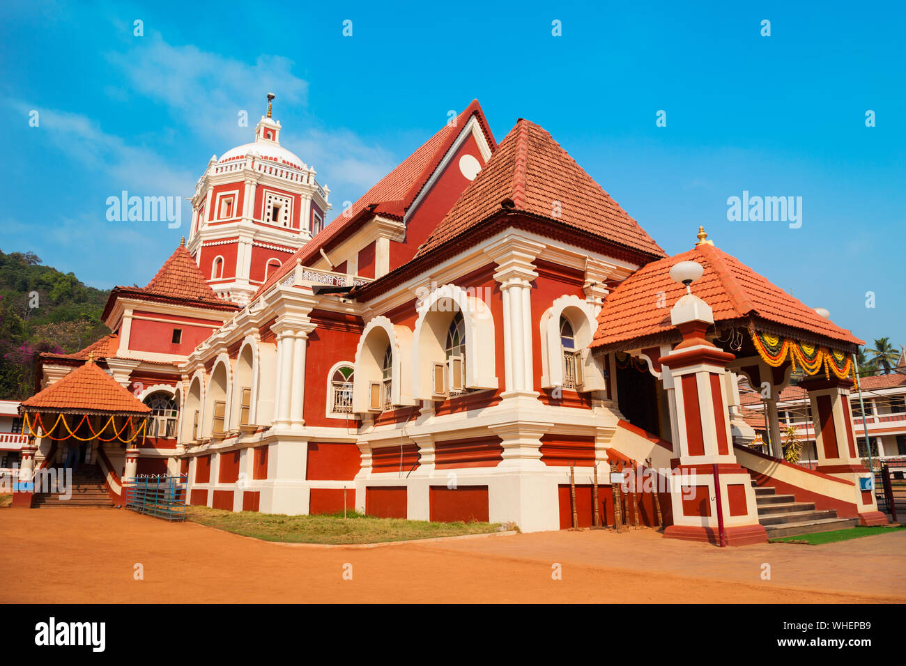 Shri Shantadurga Temple in Kavalem village near the Ponda city in Goa
