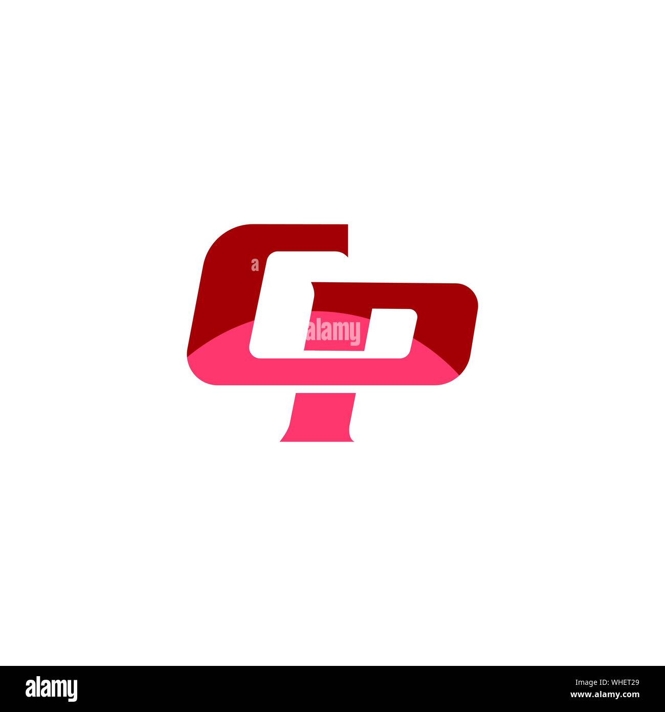 Letter cp logo icon design template elements Stock Vector Image & Art ...