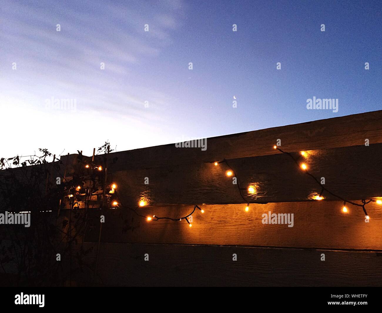 Lights on fence hires stock photography and images Alamy