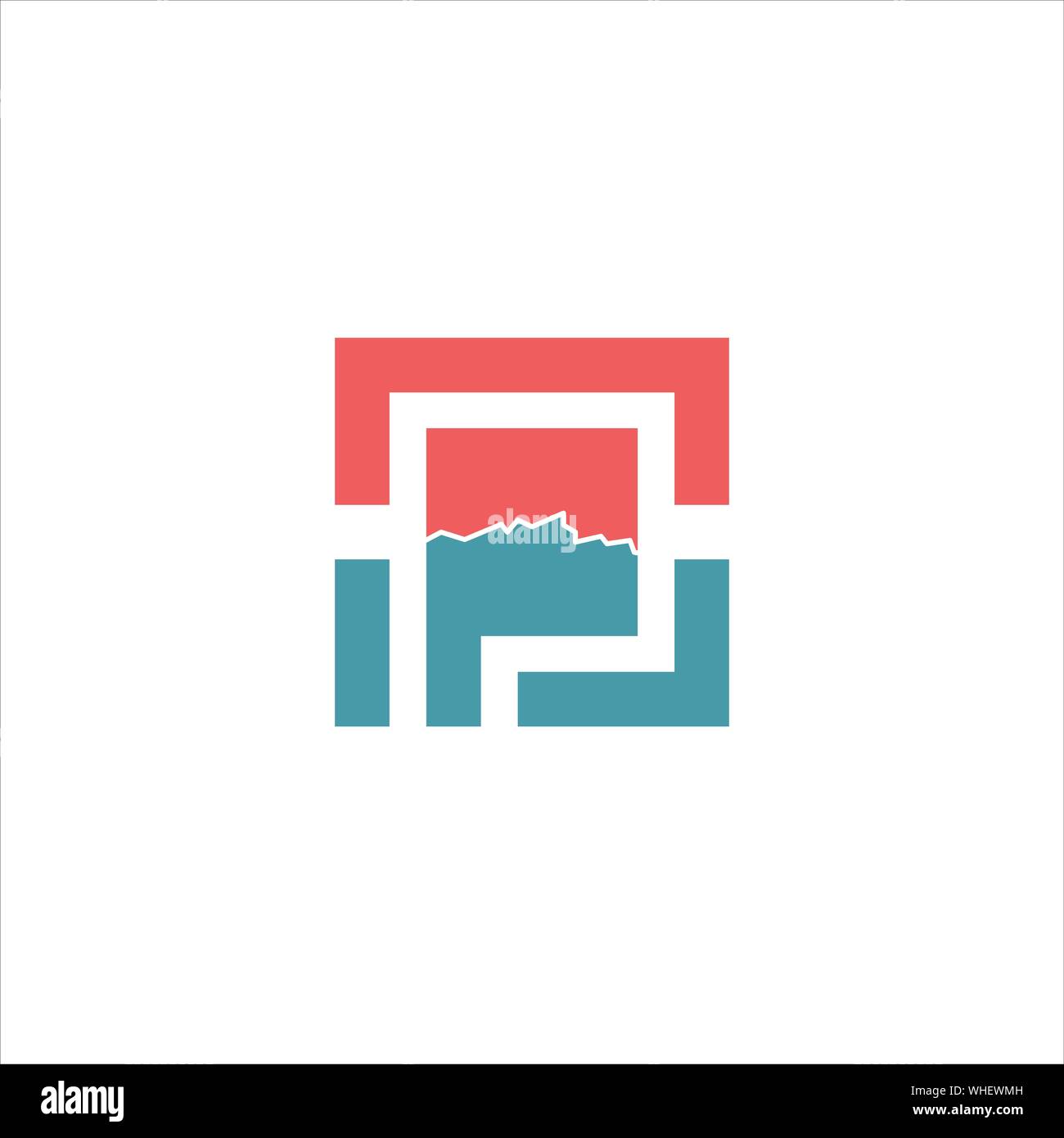 Letter cp logo icon design template elements Stock Vector Image & Art ...