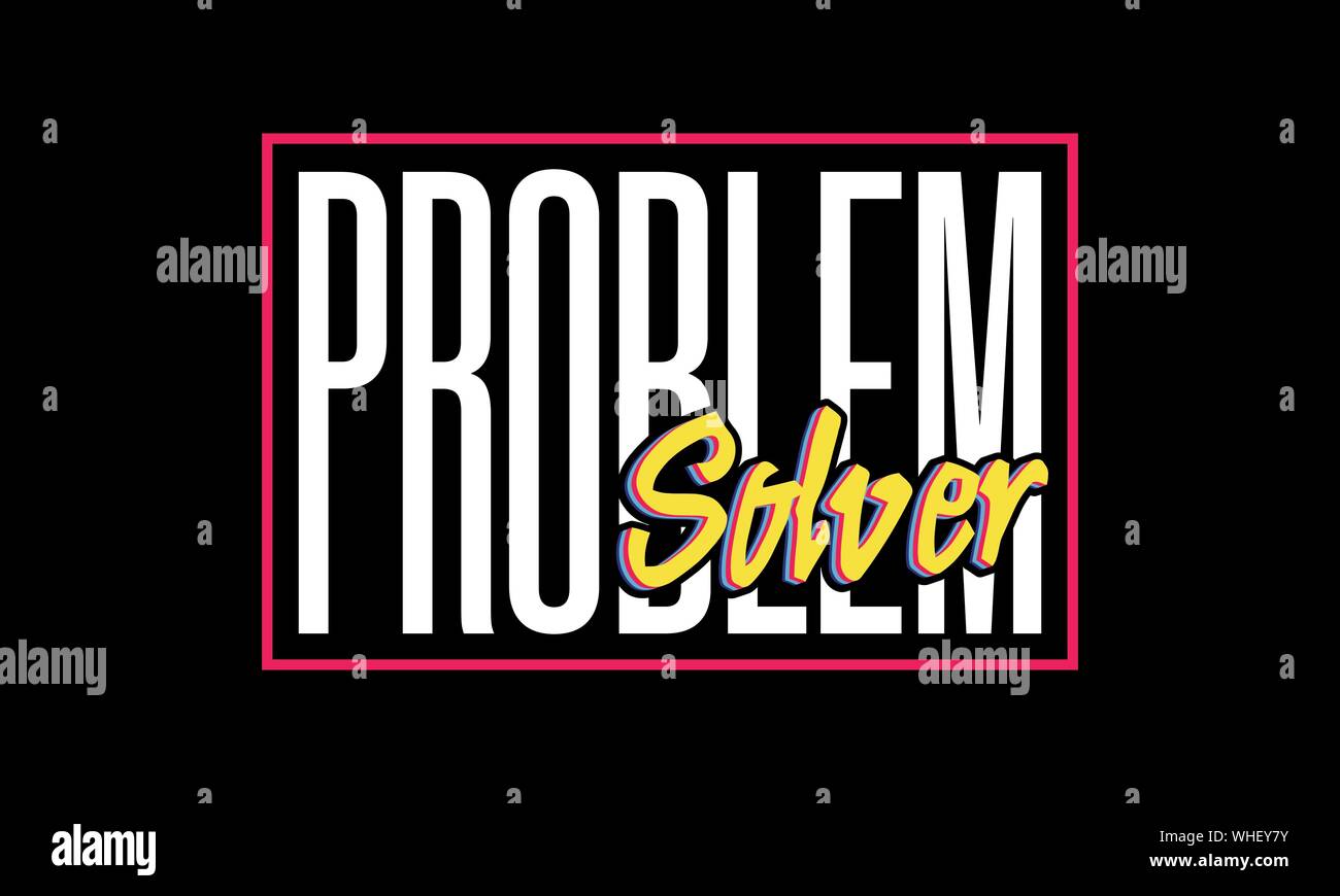 Problem solver solving Stock Vector Images - Alamy