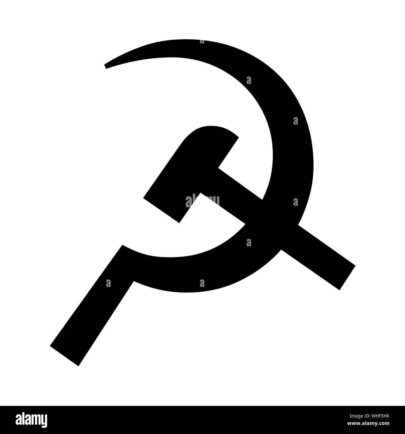 Hammer and Sickle icon Stock Vector
