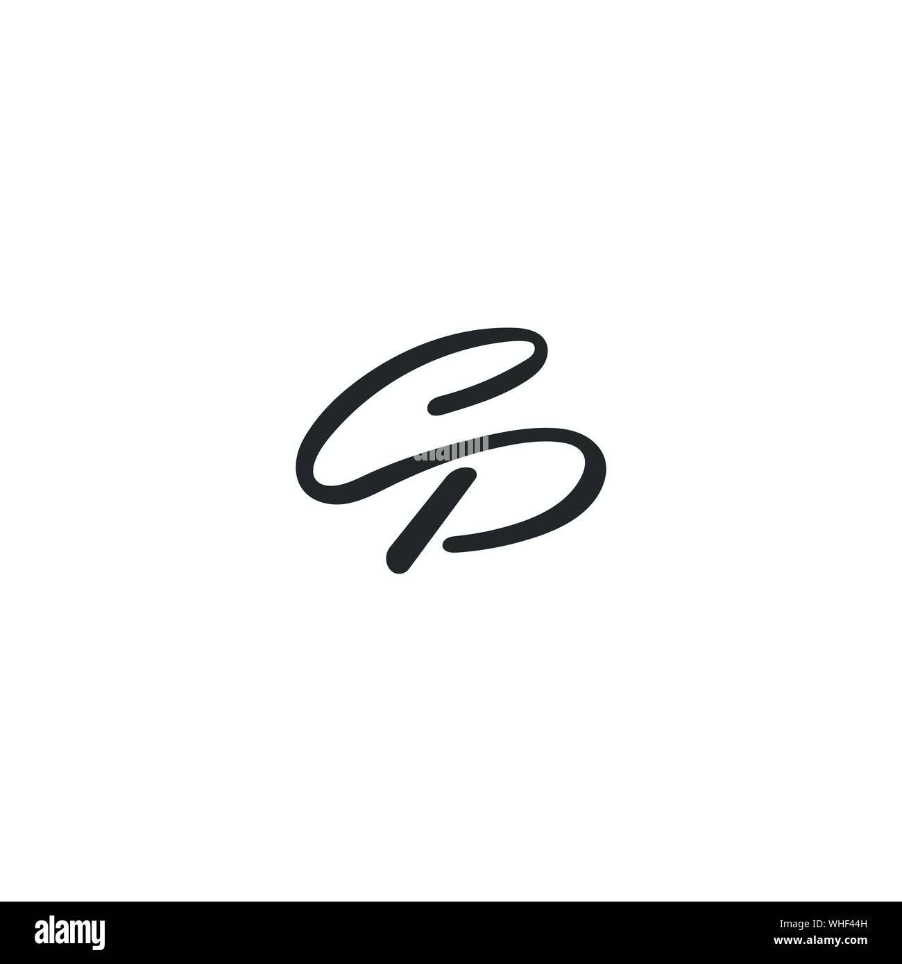 Letter cp logo icon design template elements Stock Vector Image & Art ...