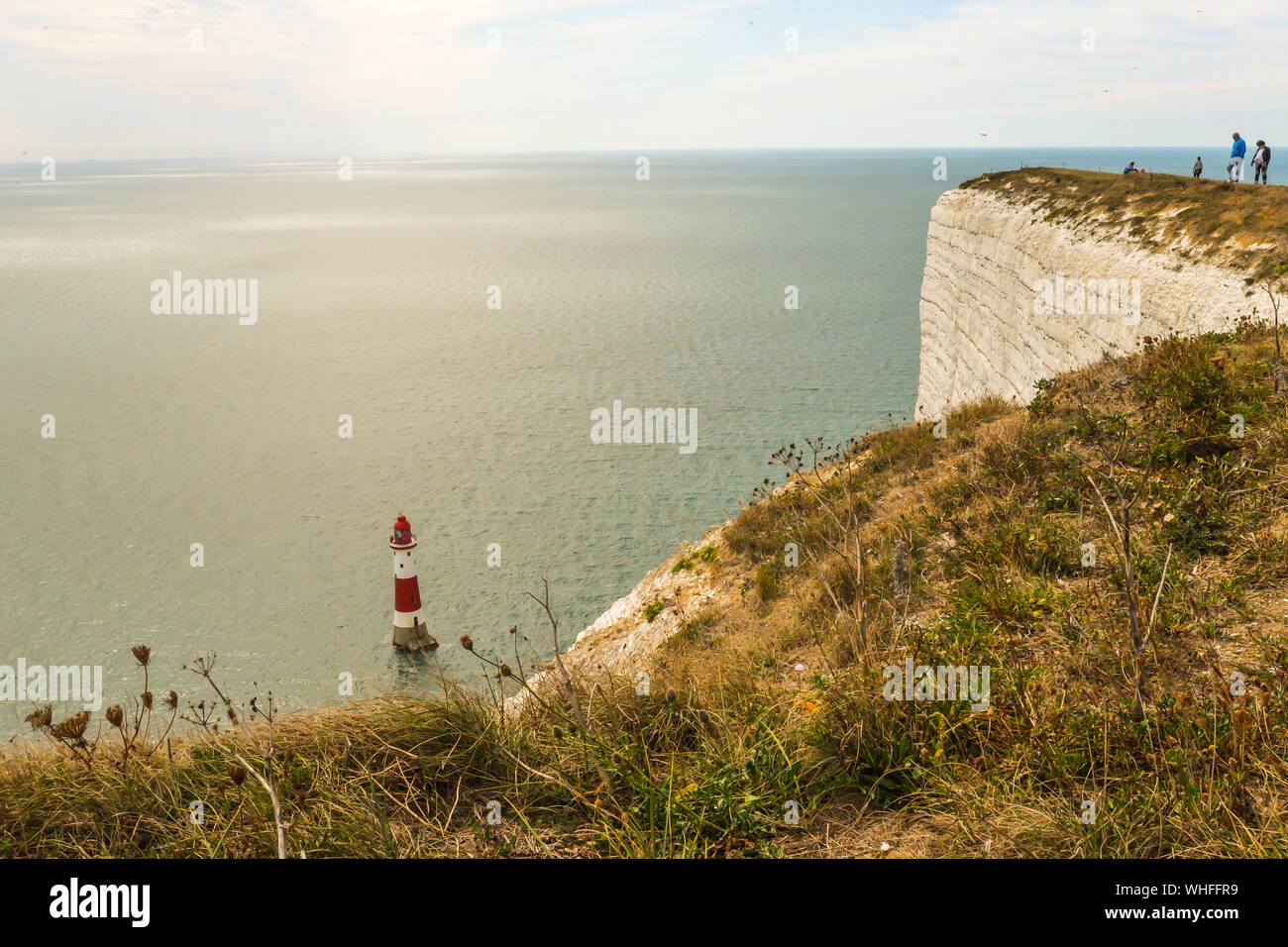 The coastal path from Eastbourne to East Dean, across the highest chalk cliffs in the United