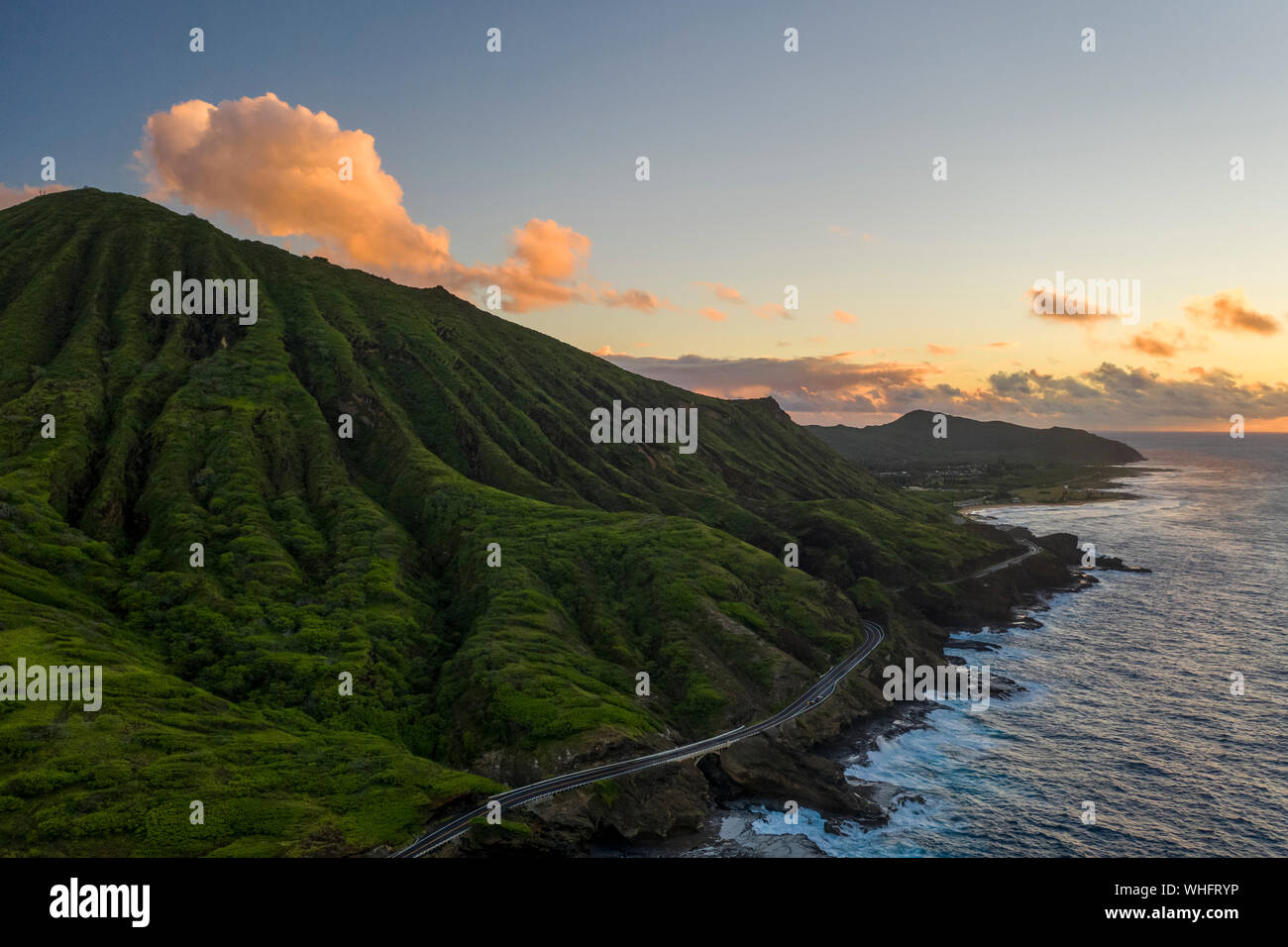 Windward oahu aerial hi-res stock photography and images - Alamy