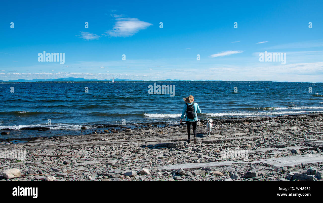 Female hiker next lake hi-res stock photography and images - Alamy