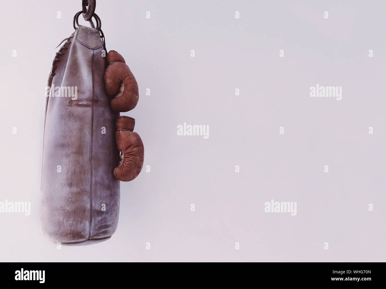 Hanging punching bag hires stock photography and images Alamy
