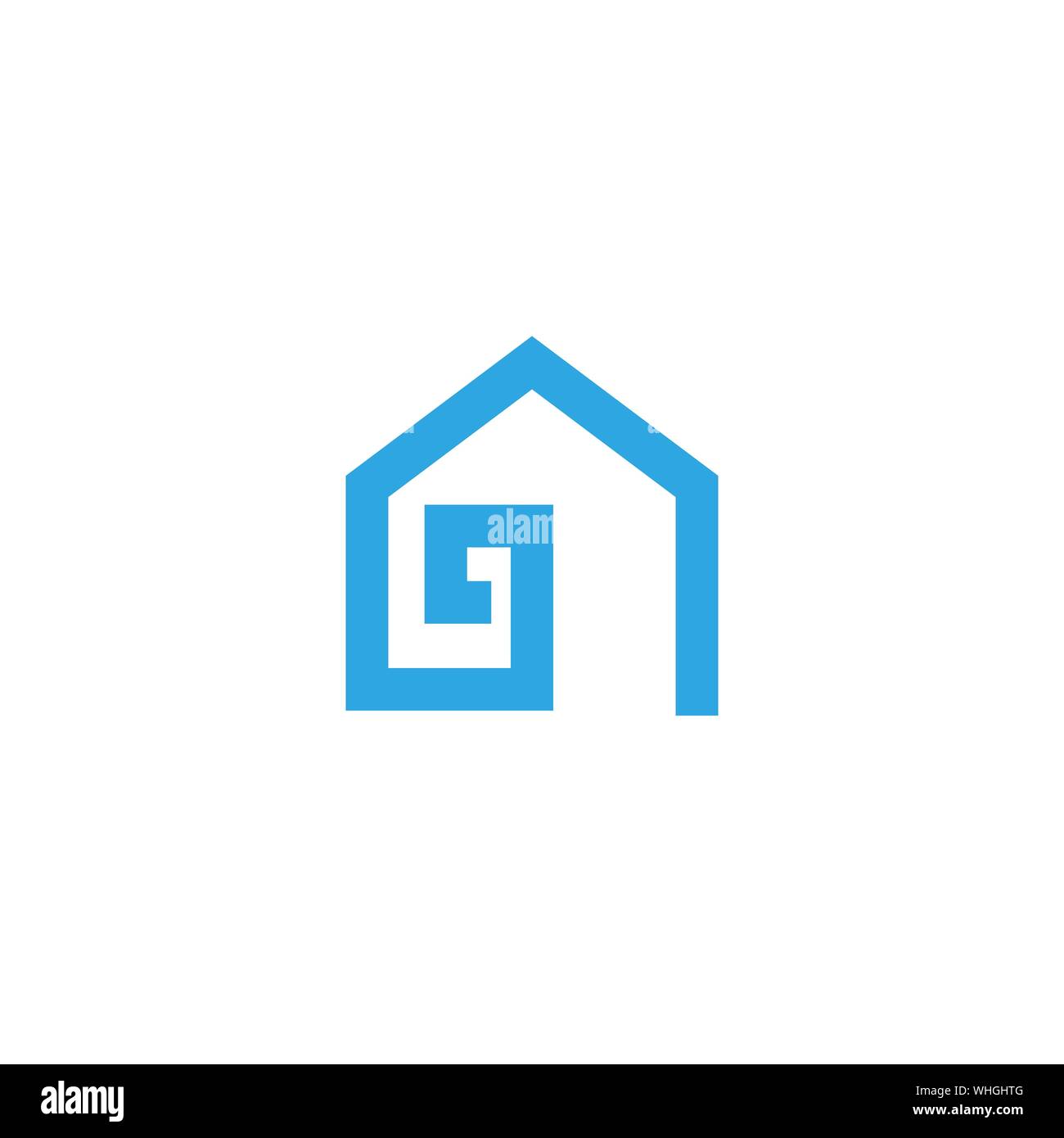 House graphic design template vector isolated illustration Stock Vector
