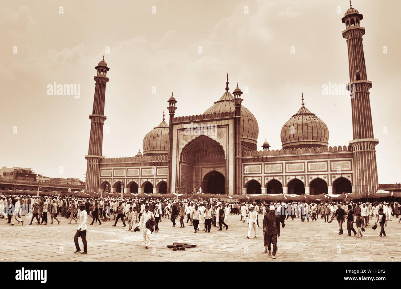 mosque in Delhi - India Stock Photo