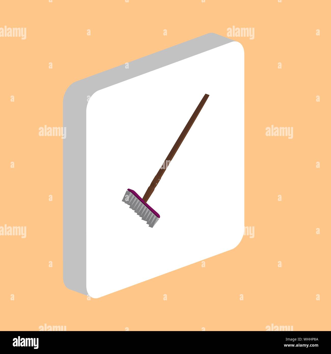 Plastic garden rake Stock Vector Images - Alamy